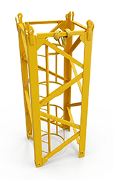 Steel mast sections