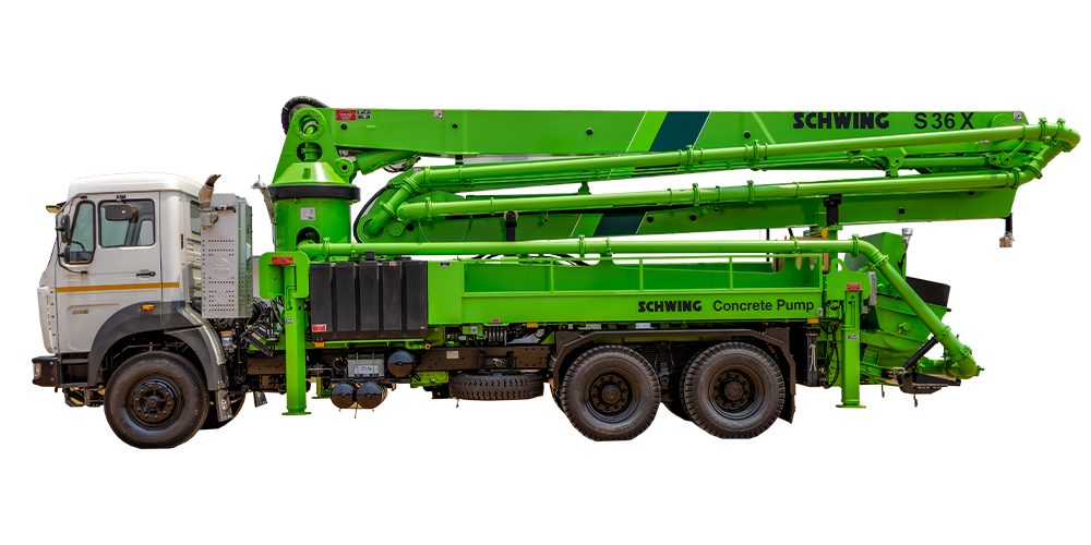 Truck-mounted boom pump